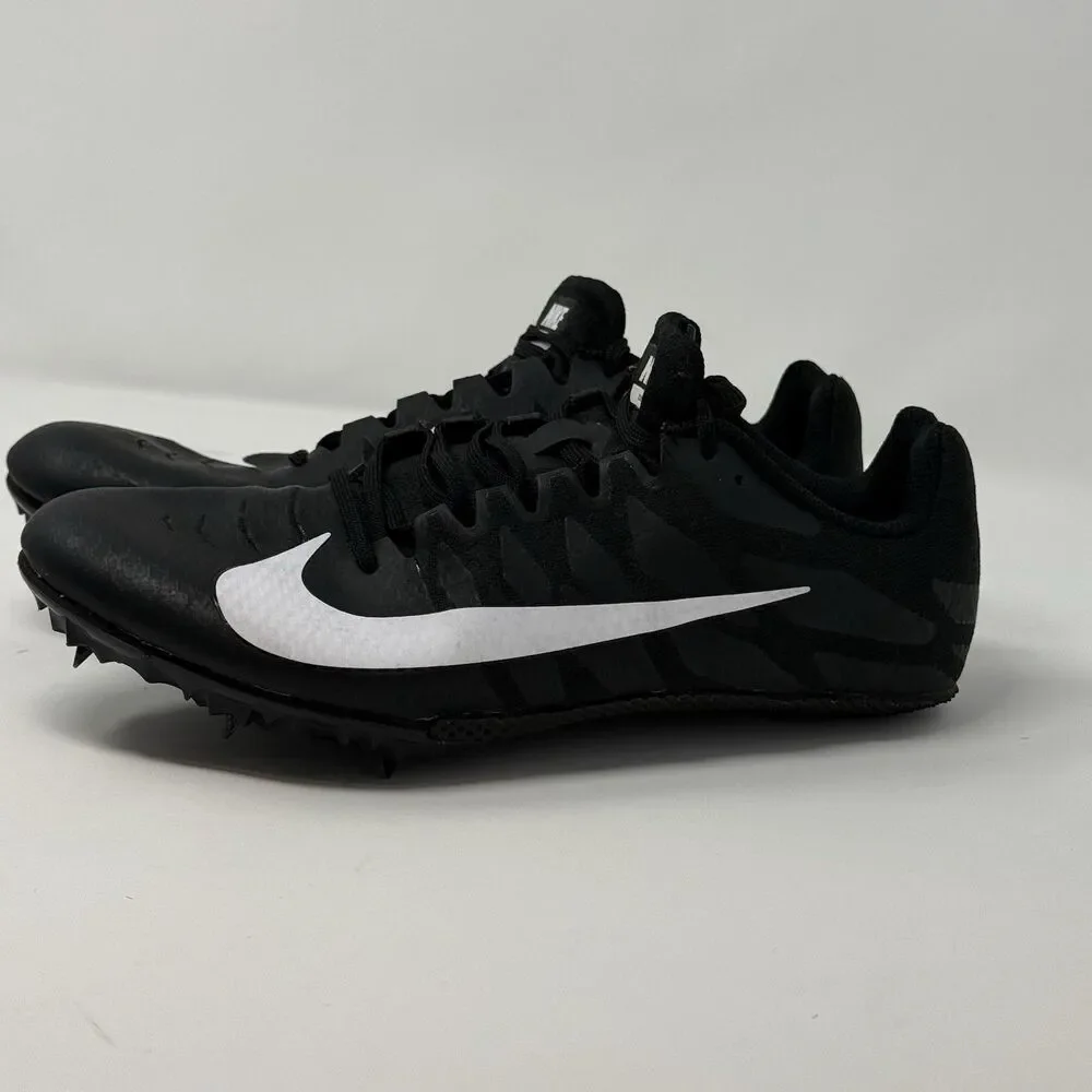 Nike Zoom Rival S 9 Black White Mens Size 8.5 Track & Field Sprinting Shoes